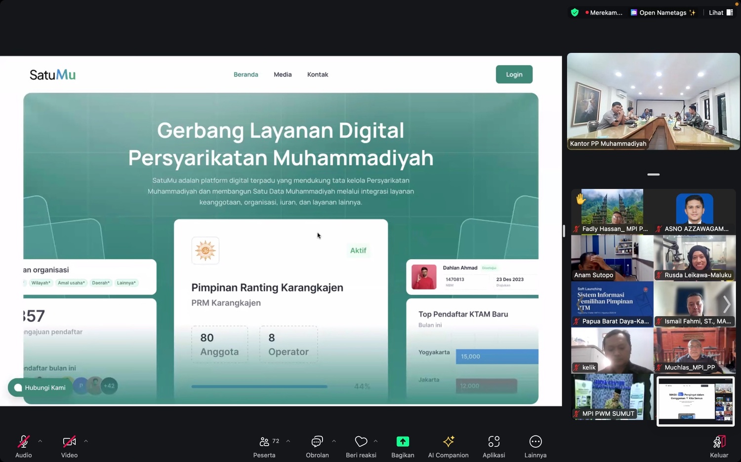 Rakornas MPI Muhammadiyah 2025: Satukan Langkah Menuju Transformasi Digital Persyarikatan