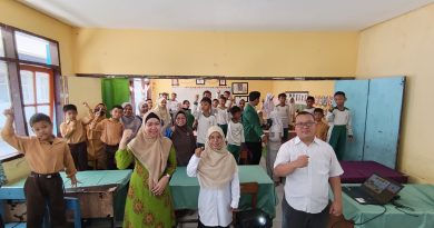 Foto bersama Tim Pengabdian FK UMMAT bersama SD 'Aisyiyah 1 Mataram