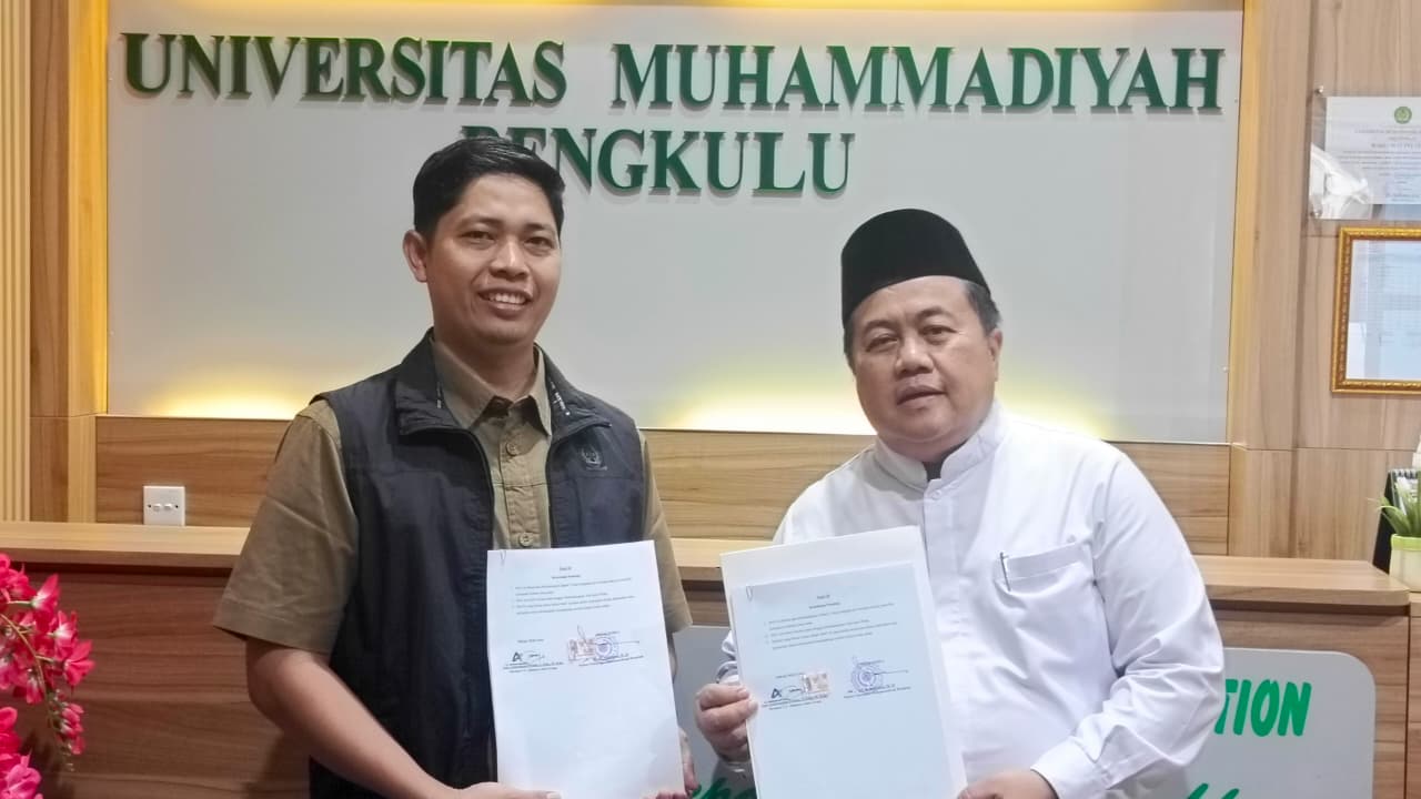 Menjadi Kampus Pertama di Sumatera, Universitas Muhammadiyah Bengkulu Teken MoU dengan Abhinaya Indo Group